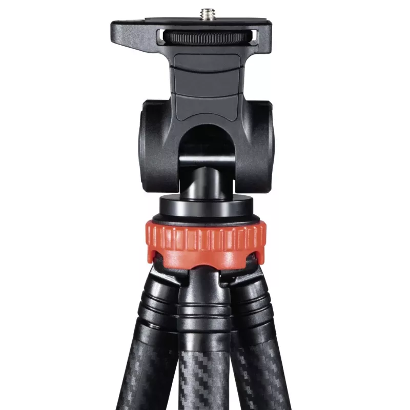 Hama Traveller Pro statīvs Viedtālrunim/Darbības kamerai 3 kājas Melns, Sarkans