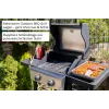 Unold 58595 Barbecue Grill-Wagen BUDDY Grila ratiņi Elektrisks Melns, Nerūsējošais tērauds 2600 W