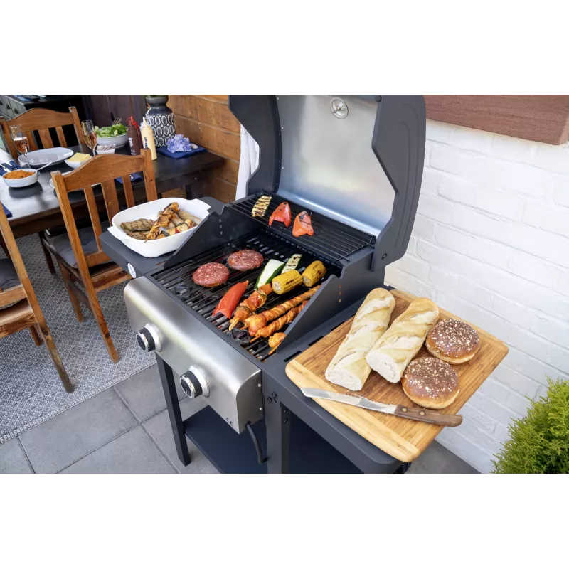 Unold 58595 Barbecue Grill-Wagen BUDDY Grila ratiņi Elektrisks Melns, Nerūsējošais tērauds 2600 W