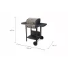 Unold 58595 Barbecue Grill-Wagen BUDDY Grila ratiņi Elektrisks Melns, Nerūsējošais tērauds 2600 W