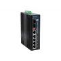 LevelOne 6 portu gigabitais industriālais slēdzis, 1 x SFP, 1 x SFP/RJ45 Combo, -40°C līdz 75°C, DIN-sliede