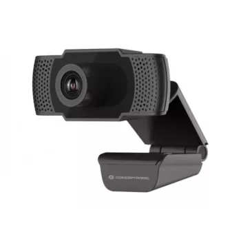 Conceptronic AMDIS 1080P Full HD tīmekļa kamera ar mikrofonu, 2 MP, 1920 x 1080 pikseļi, Full HD, 30 kadri/s, 1280x720@30 kadri/s, 1920x1080@30 kadri/s, M-JPEG, YUV