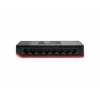 LevelOne 8 portu gigabitu slēdzis, nevadāms, Gigabit Ethernet (10/100/1000), pilns duplekss, piestiprināms pie sienas