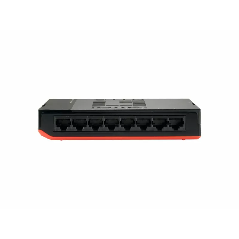 LevelOne 8 portu gigabitu slēdzis, nevadāms, Gigabit Ethernet (10/100/1000), pilns duplekss, piestiprināms pie sienas