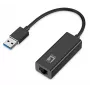 LevelOne USB-0401 Gigabit USB tīkla adapteris, vadu, USB, Ethernet, 1000 Mbit/s, Melns