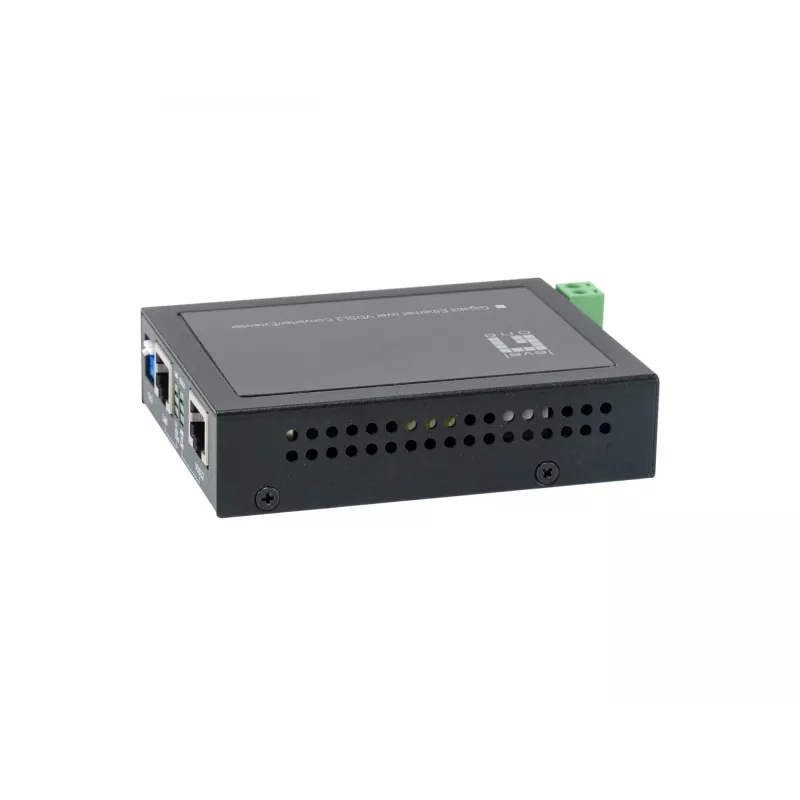 LevelOne Gigabit Ethernet over VDSL2, 1000 Mbit/s, IEEE 802.3, IEEE 802.3u, IEEE 802.3z, Fast Ethernet, Gigabit Ethernet, 10,100,1000 Mbit/s, 3000 m, Melns