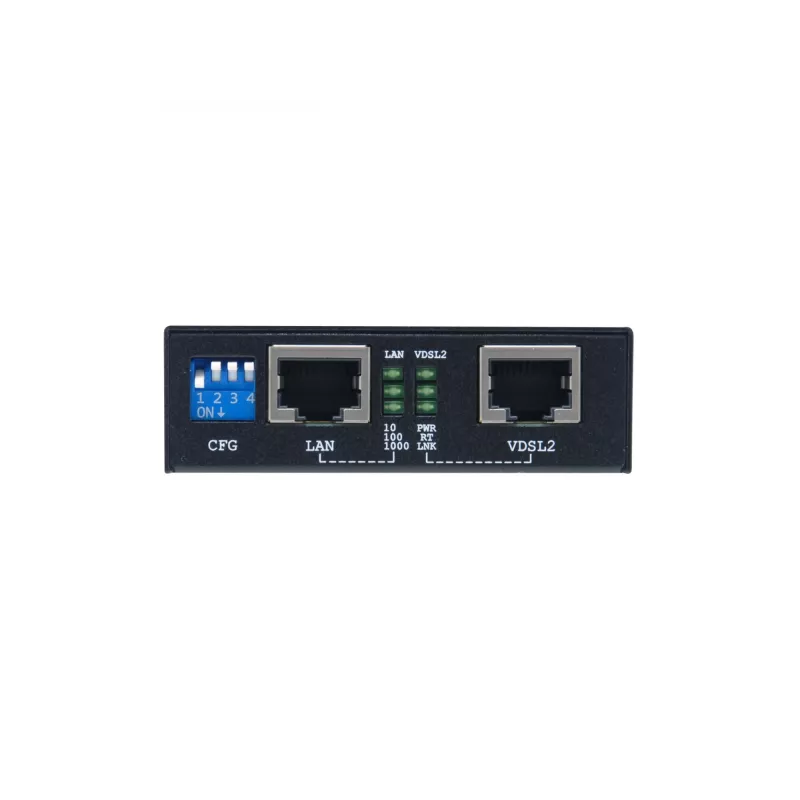 LevelOne Gigabit Ethernet over VDSL2, 1000 Mbit/s, IEEE 802.3, IEEE 802.3u, IEEE 802.3z, Fast Ethernet, Gigabit Ethernet, 10,100,1000 Mbit/s, 3000 m, Melns