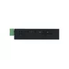 LevelOne Gigabit Ethernet over VDSL2, 1000 Mbit/s, IEEE 802.3, IEEE 802.3u, IEEE 802.3z, Fast Ethernet, Gigabit Ethernet, 10,100,1000 Mbit/s, 3000 m, Melns