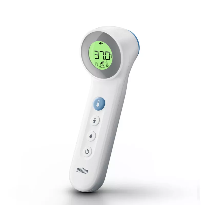 Braun BNT400 bezkontakta Baltas Pierei