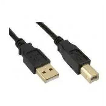 Microconnect USBAB5G USB kabelis USB 2.0 5 m USB A USB B Melns
