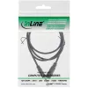 InLine Audio kabelis 3,5 mm stereo vīrietis/sieviete 1 m