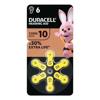 Cinka gaisa pogu baterija Duracell 1.45 V modelis 397888 (Tips 10)