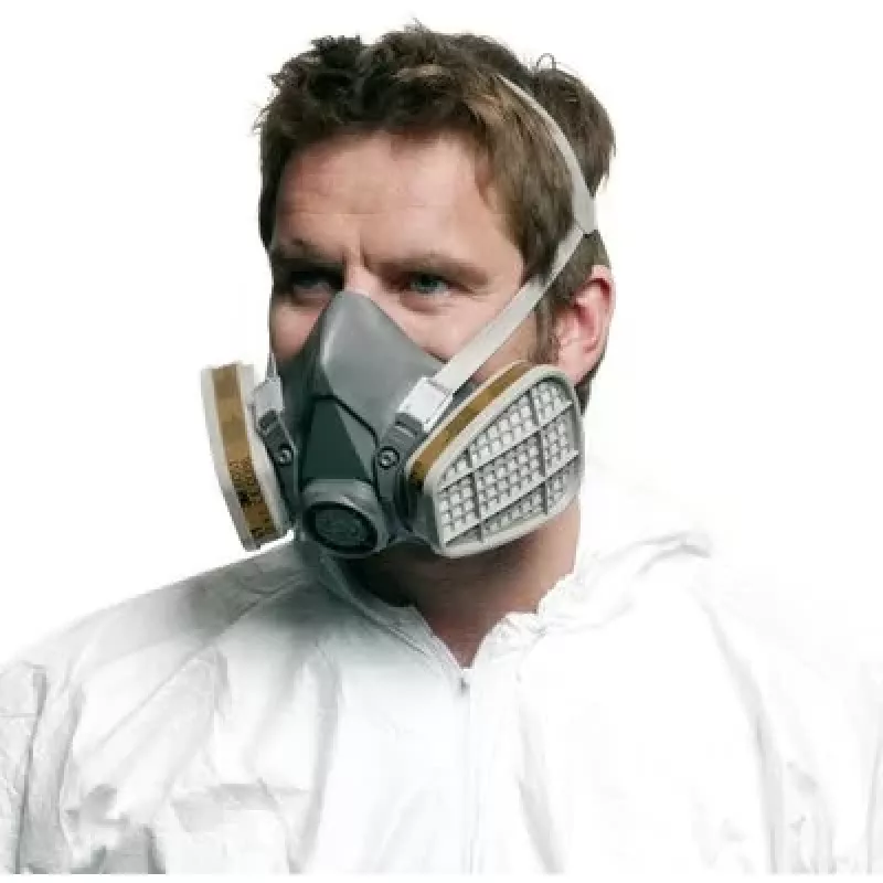 Respirator 3M 6000 Series L, atkārtoti lietojams pussejas respirators, izmērs L, pelēks
