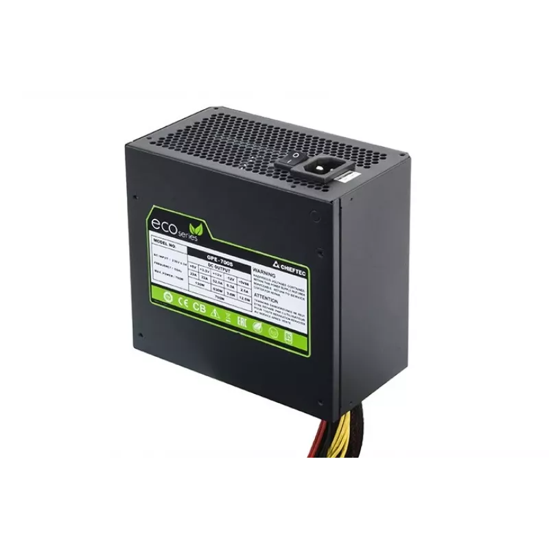 Barošanas bloks Chieftec GPE-700S 700W, 24-pin ATX, PS/2, Melns