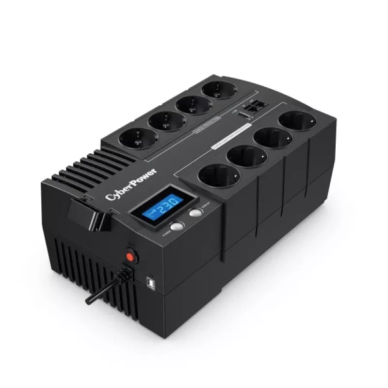 CyberPower BR1200ELCD nepārtrauktās barošanas avots (UPS) Line-Interactive 1,2 kVA 720 W 8 maiņstrāvas izejas