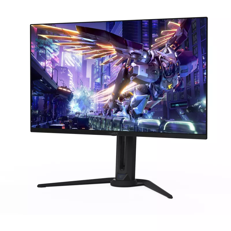 GIGABYTE AORUS FO32U2P 32” OLED spēļu monitors - 3840 x 2160 (UHD), 240 Hz, 0,03 ms, 250 cd/m², KVM, FreeSync Premium Pro, DisplayHDR True Melns 400, DisplayPort 2.1