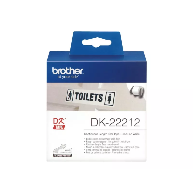 Nepārtrauktas lentes lente Brother DK22212