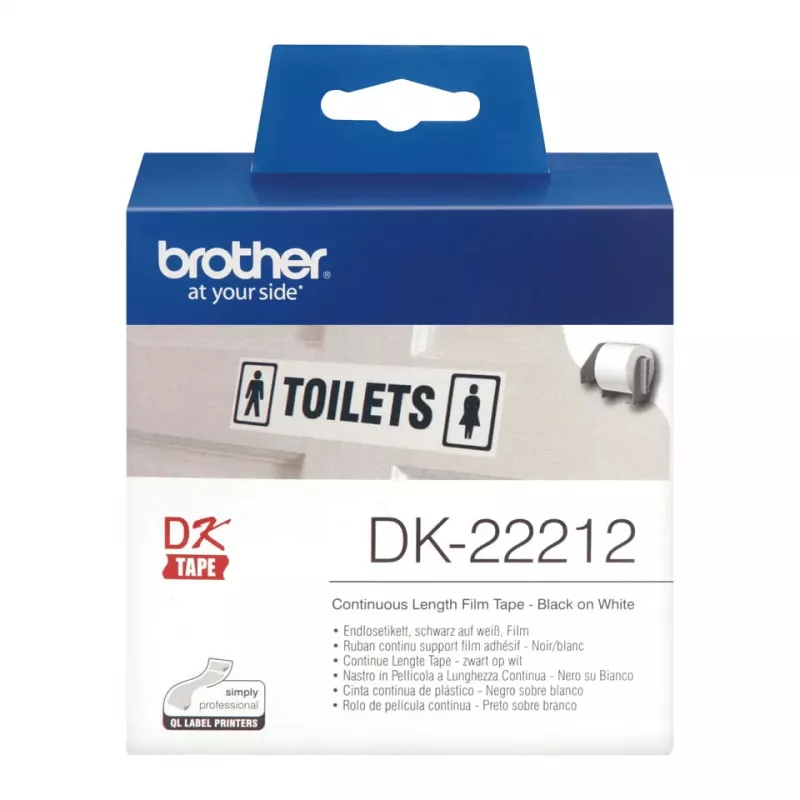 Nepārtrauktas lentes lente Brother DK22212