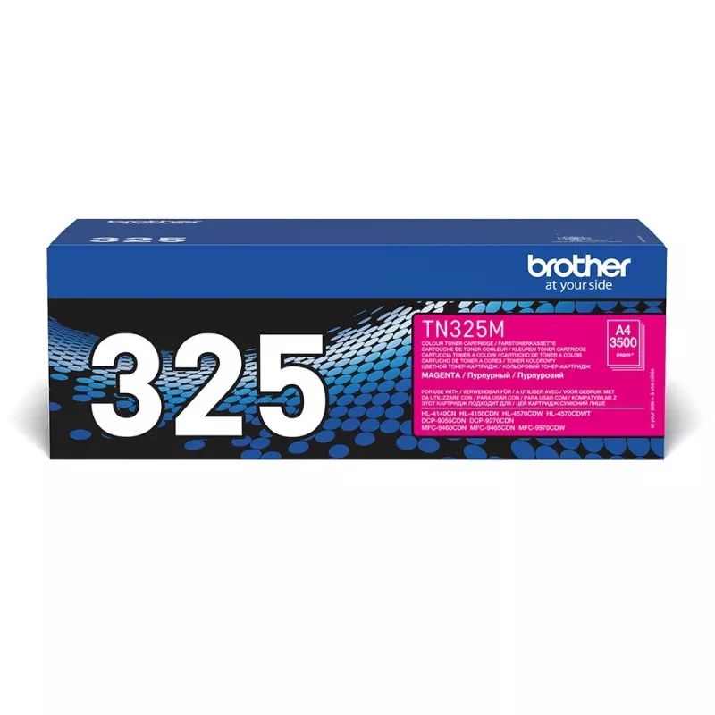 tonera kasete Brother TN-325M 1500 lapas fuksīna