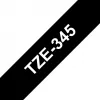 Laminēta lente Brother TZe345 18mm balta uz melna