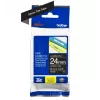 Lentu lente Brother TZe355 24mm Balta uz melna