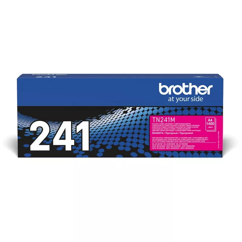 tonera kasete Brother TN-241M 1200 lapas fuksīna