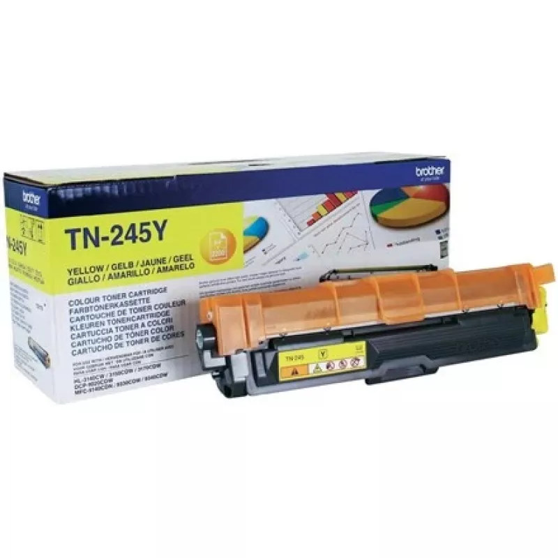 tonera kasete Brother TN-245Y 1000 lapas dzeltena