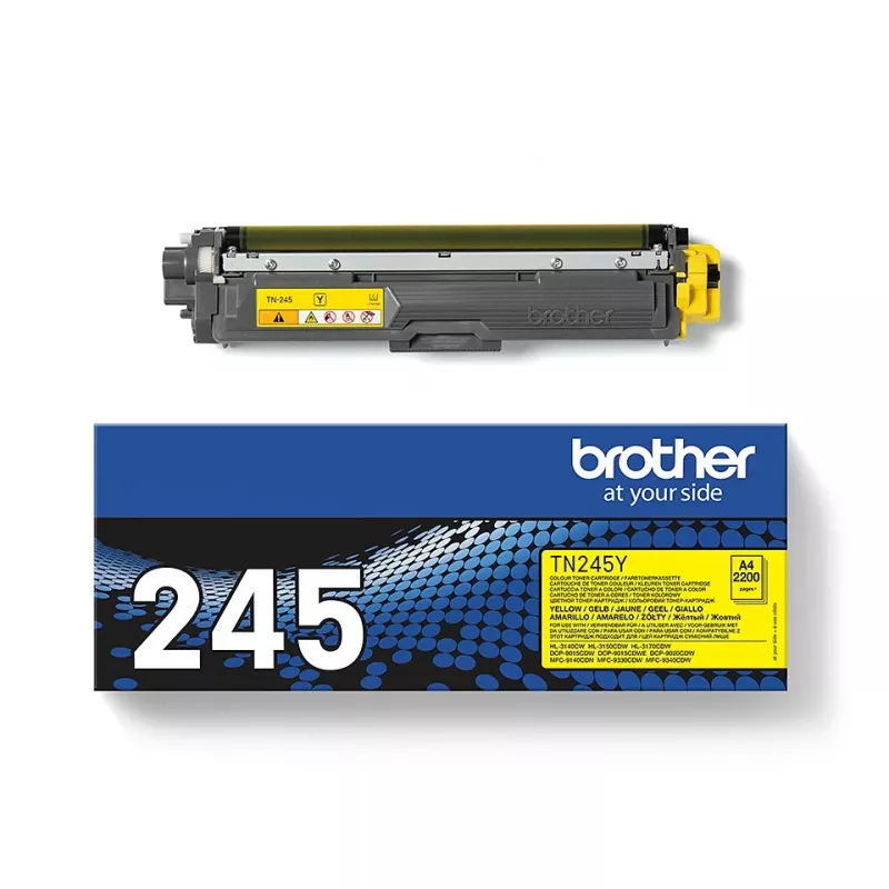 tonera kasete Brother TN-245Y 1000 lapas dzeltena