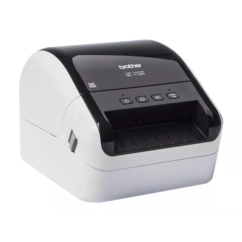 Etiķešu printeris Brother QL-1100 Tiešā termiskā druka 300 x 300 DPI 110 mm/sek Vadu DK