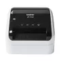 Brother QL-1110NWB, DK, Direct thermal, 300 x 300 DPI, 110 mm/sec, Vadu un bezvadu, Melns, Balts