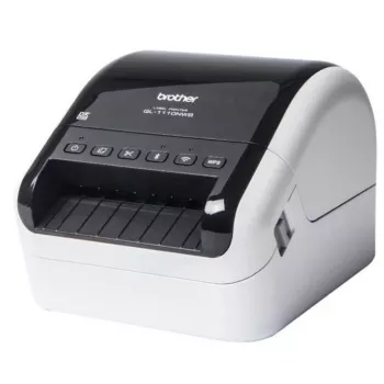 Brother QL-1110NWB, DK, Direct thermal, 300 x 300 DPI, 110 mm/sec, Vadu un bezvadu, Melns, Balts