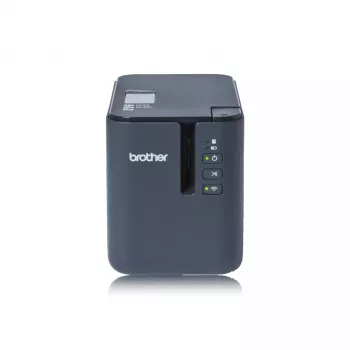 Termiskā etiķešu printeris Brother PT‑P900Wc Wi‑Fi — augstas izšķirtspējas industriālo etiķešu druka, atbalsta štancētās un nepārtrauktās lentes