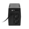 Rebel Nanopower Plus 1000 UPS | Bezsaistes | Sinusoīda | 1000VA | 600W | LCD | USB