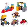 Konstrukcijas klucīši Marioinex Mini Waffle Constructor 300 — saderīgs savstarpēji bloķējošs rotaļu komplekts, 300 gab., daudzkrāsains