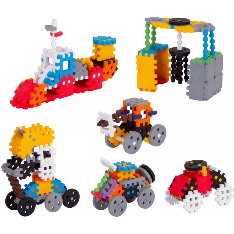 Konstrukcijas klucīši Marioinex Mini Waffle Constructor 300 — saderīgs savstarpēji bloķējošs rotaļu komplekts, 300 gab., daudzkrāsains