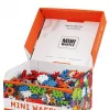 Rotaļlietu konstruktora komplekts Marioinex Mini Waffle Konstruktor 500, 500 gabali, mazgājams veļas mašīnā, daudzkrāsains