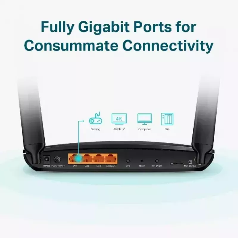 TP-LINK 4G+ LTE maršrutētājs Archer MR600