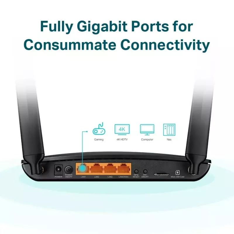 TP-LINK 4G+ LTE maršrutētājs Archer MR600