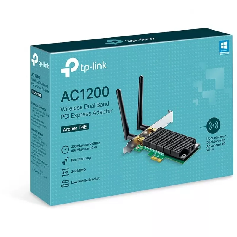 TP-Link AC1200 bezvadu divjoslu PCI Express WiFi adapteris