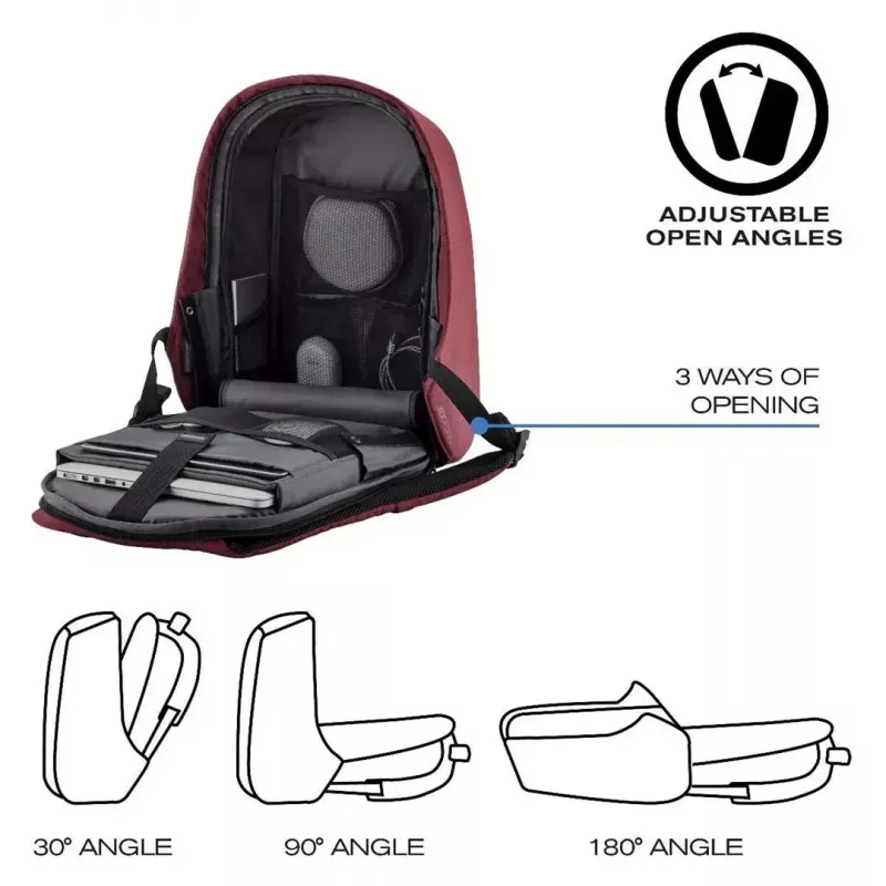 Mugursoma XDDESIGN Bobby Hero Small — pretzagšanas, ūdensizturīga ikdienas mugursoma, kompakts izmērs
