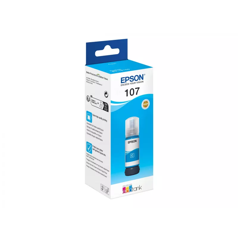 EPSON 108 EcoTank ciāna tintes pudele