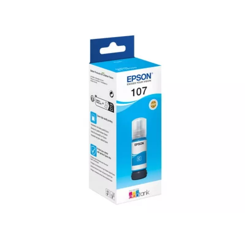 EPSON 108 EcoTank ciāna tintes pudele
