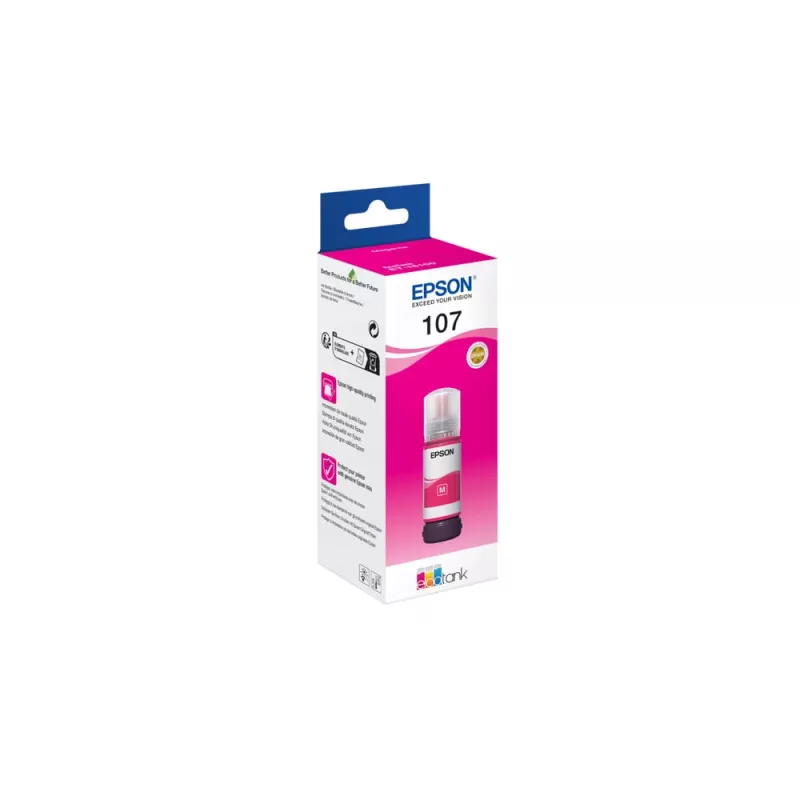 EPSON 108 EcoTank fuksīna tintes pudele