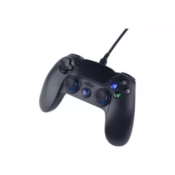 Gamepad Gembird JPD-PS4U-01 Melns USB