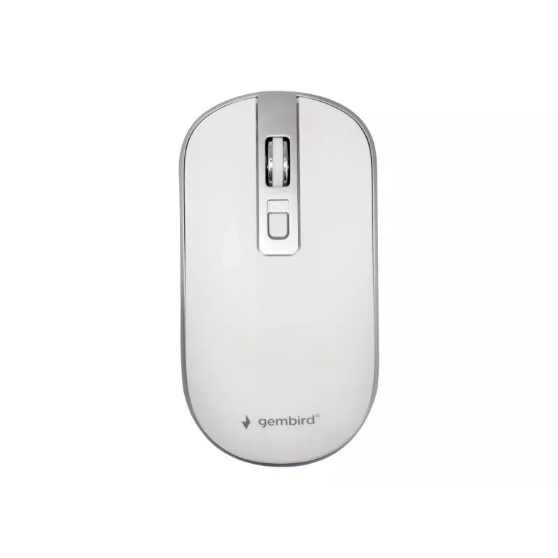 pele USB Optical Wrl balta/SILVER MUSW-4B-06-WS Gembird