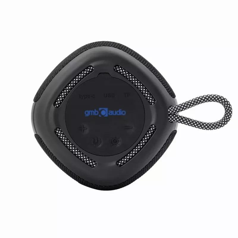 Portable Speaker Gembird SPK-BT-LED-03-BK Melns