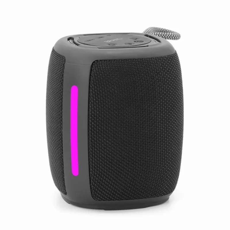 Portable Speaker Gembird SPK-BT-LED-03-BK Melns
