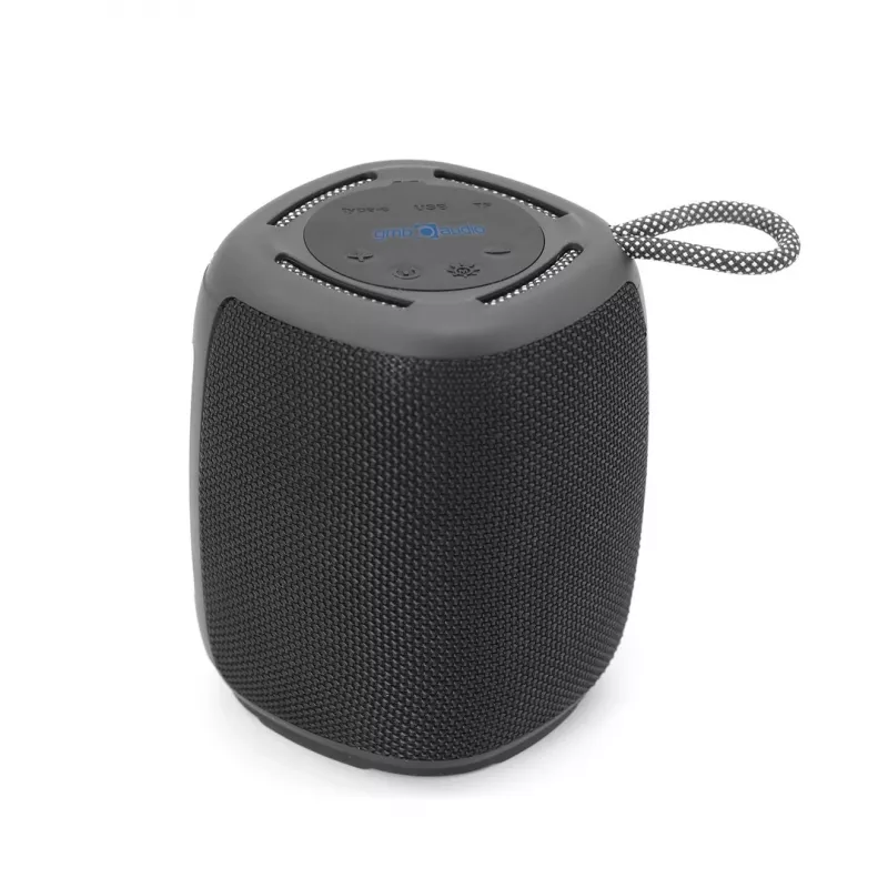 Portable Speaker Gembird SPK-BT-LED-03-BK Melns