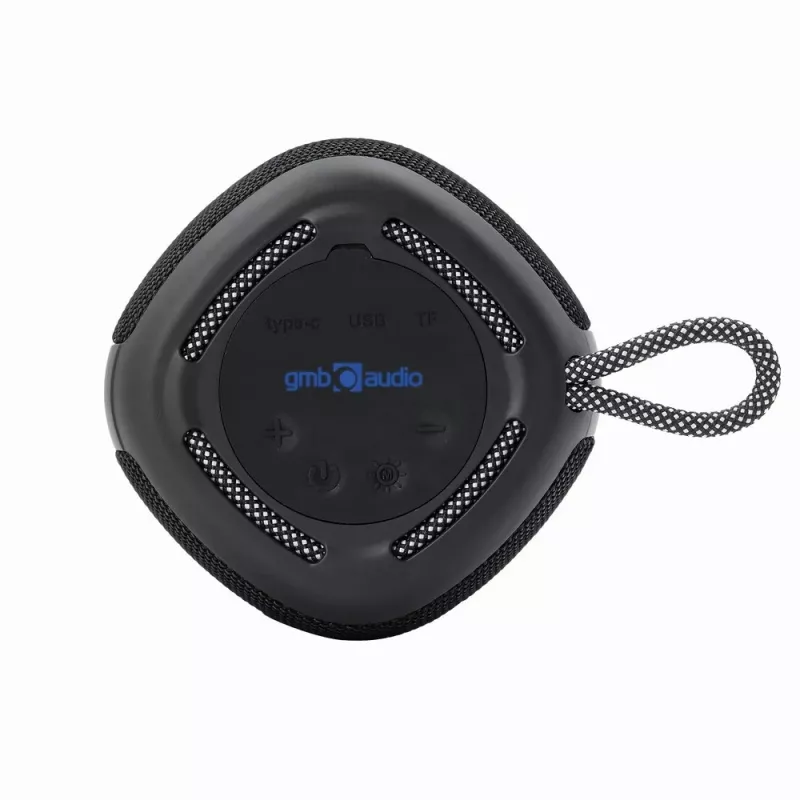 Portable Speaker Gembird SPK-BT-LED-03-BK Melns