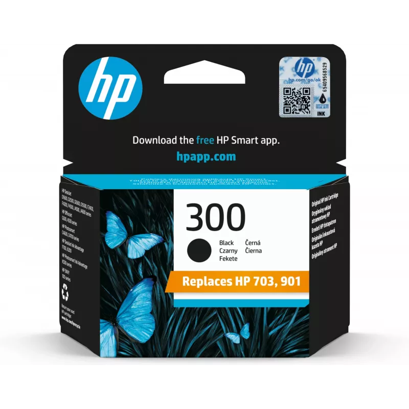 HP 300 tintes melna Vivera 4ml Deskjet D2560 F4280 All-in-One (ML)